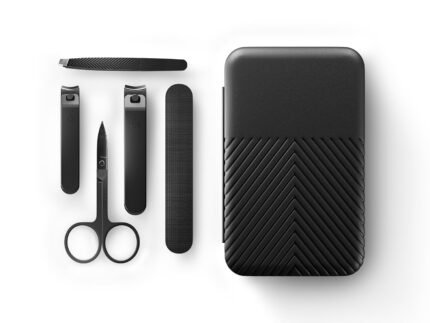 MANSCAPED® Shears 3.0, 5-Piece Precision Men’s Nail Grooming Travel Kit