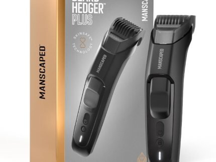 MANSCAPED® The Beard Hedger® PLUS Men’s Adjustable Beard & Mustache Trimmer
