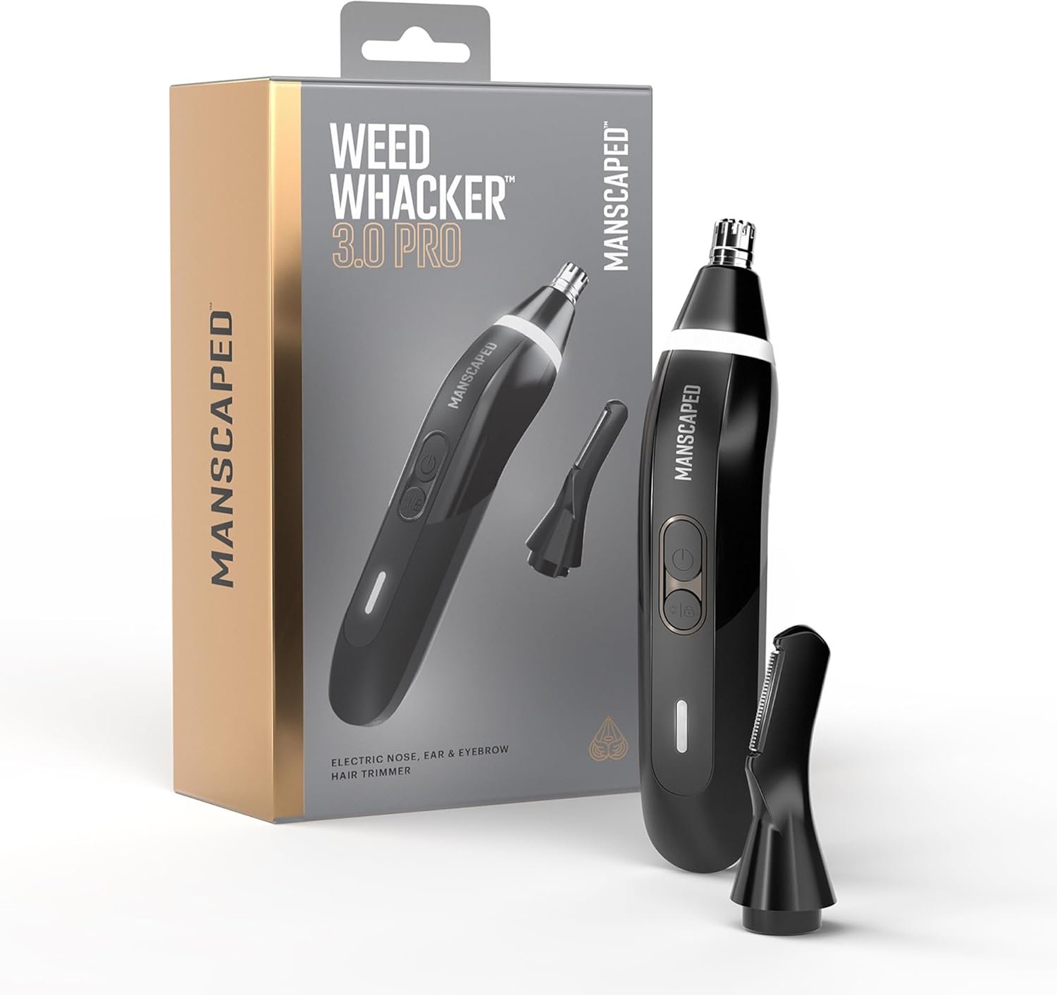 MANSCAPED® Weed Whacker® 3.0 PRO Electric Nose, Ear & Eyebrow Hair Trimmer MANSCAPED® Weed Whacker® 3.0 PRO Electric Nose, Ear & Eyebrow Hair Trimmer