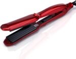 MBHAIR Ceramic Crimper Iron Volumizing Fluffy Hair,Anti Static Adj Temp Red