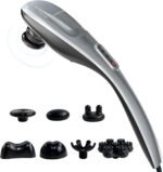 MEGAWISE Handheld Percussion Massager for Back, 3600 RPM, 5 speeds, 7 Heads