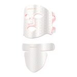 MEGELIN Led Red Light Therapy Face & Neck Mask, 7 Colors Led Light Therapy Facial Mask, Infrared Red Light Therapy Mask, Infrared Light Skin Rejuvenation(White)