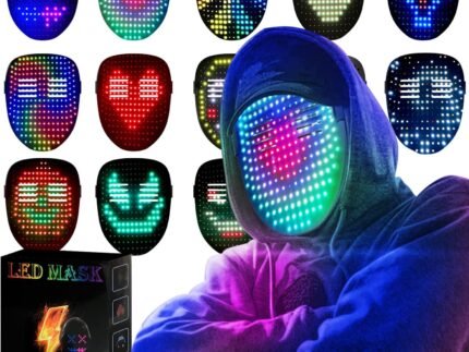MEGOO Led Light up Mask with Gesture Sensing,Boys Toys Gifts for Kids