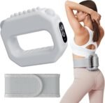 MERACH Fascia Ring Massager, Adjustable 6-Level Vibration for Home Gym Use