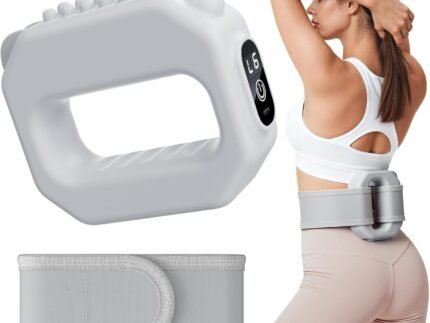 MERACH Fascia Ring Massager, Adjustable 6-Level Vibration for Home Gym Use