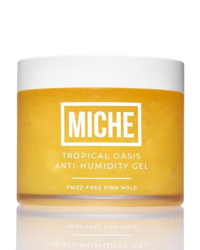 MICHE Anti-Humidity Frizz-Free Strong Hold Hair Gel 8.8 oz | For All Curl Types – Curly and Coily