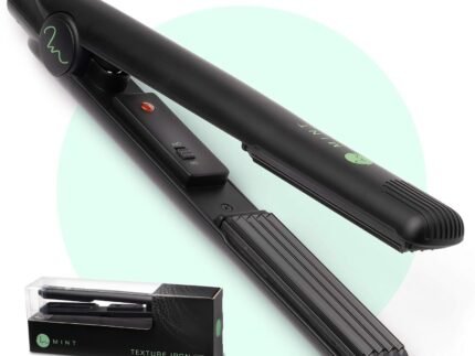 MINT Pro Series 1 Inch Ceramic Micro Hair Crimper Iron, Dual Voltage