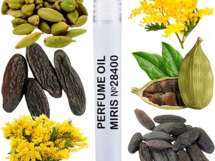 MIRIS No. 28400, Inspired by Mimosa & Cardamom, Long-Lasting Unisex Perfume Oil for Women & Men Roll-On, Rollerball 0.34 Fl Oz / 10 ml