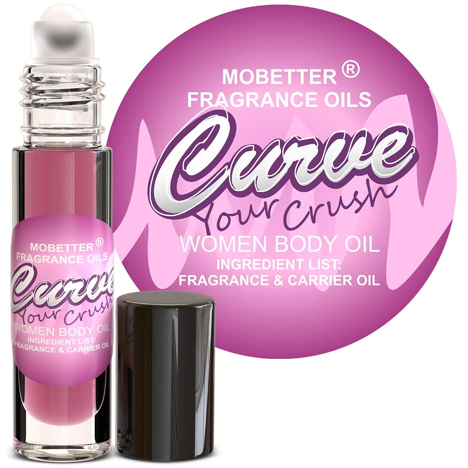 MOBETTER FRAGRANCE OILS Curve Your Crush Women Fragrance Body Oil MOBETTER FRAGRANCE OILS Curve Your Crush Women Fragrance Body Oil