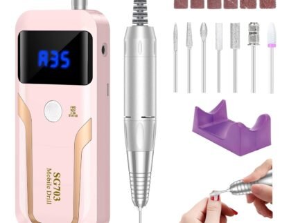 MOCOWIND Portable Nail Drill Professional 35000 RPM, Electric Nail E File