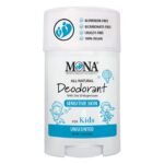 MONA UNSCENTED 100% Natural Deodorant for Kids, Preteens & Teens | Clean Beauty Award Winner | No Baking Soda, Synthetic Scents or Aluminum | Safe for Kids with Sensitive Skin | (UNSCENTED 1.76 Oz)