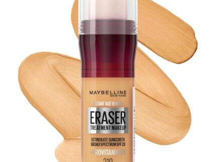 Maybelline Instant Age Rewind Eraser Foundation with SPF 20 and Moisturizing ProVitamin B5, 210, 1 Count