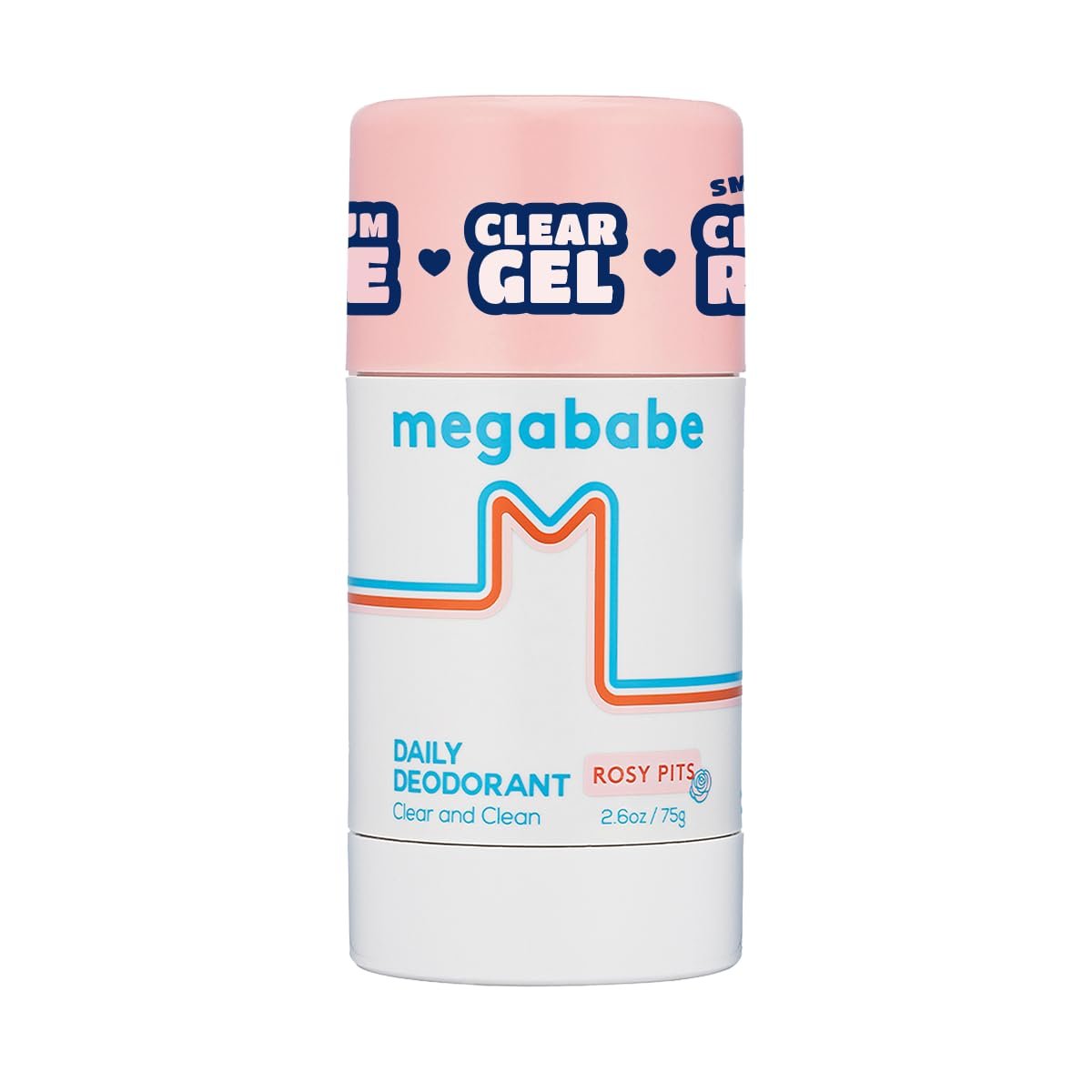 Megababe Rosy Pits Deo, Fresh Rose, 72Hr Protection, Aluminum-Free, 2.6 oz Megababe Rosy Pits Deo, Fresh Rose, 72Hr Protection, Aluminum-Free, 2.6 oz