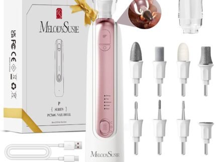 MelodySusie Anti-Dust Pedicure Nail Drill PC760G for Thick Toenail Filing
