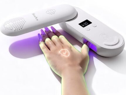 MelodySusie Compact Cordless UV LED Nail Lamp P-PLUS20F for UV Protection