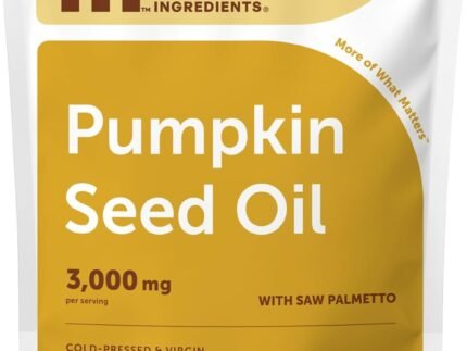 Micro Ingredients Pumpkin Seed Oil with Saw Palmetto, 75 Softgels