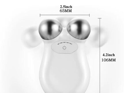 Microcurrent Facial Device,Enhances The Ability to Lift The Face and Tighten The Skin,Facial Wrinkle Equipment，White