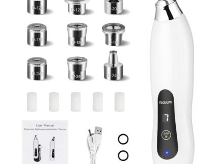 Microdermabrasion Machine, 7 Suction Modes with 9 Diamond Tips