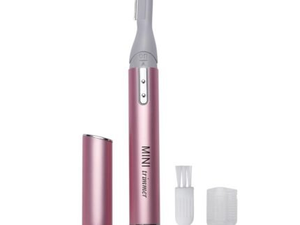 Mini Rotatable Lady Shaver Electric Bikini Facial Precision Trimmer Eyebrow Shaper Razor Kit Underarm Leg Body Hair Remover(Battery Operated) …