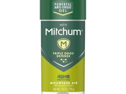 Mitchum Anti-Perspirant & Deodorant Clear Gel, Mountain Air - 3.4 Oz (6 Packs)