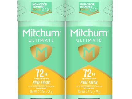 Mitchum Women 72H Protection Antiperspirant Deodorant, Pure Fresh, 2 pk