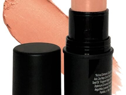 Mom’s Secret Natural Organic Cream Blush Stick Cheek Tint, 100% Natural, Vegan, Gluten Free, Cruelty Free, Made in the USA, 0.18 oz. (Pink Frost)