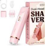 Mpotmiy 2-in-1 Electric Shaver for Women/Men, Dual-Head Bikini Trimmer,Gift