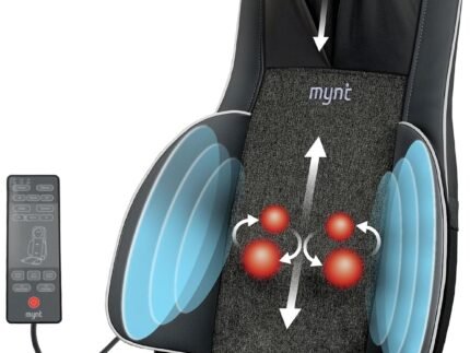Mynt FSA Eligible HSA Approved Shiatsu Neck & Back Massager for Chair Black