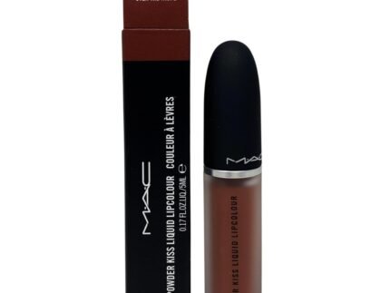 M·A·C Cosmetics Powder Kiss Liquid Lipcolour - 997 Over The Taupe (0.17 fl oz / 5 mL)