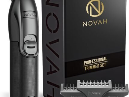 NOVAH Grooming Professional Hair Trimmer for Men, Barber Trimmer Cordless T Trimmers for Barbers