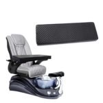 NOVAL Commercial Grade Spa Chair Wrist Rest – Diamond Quilted Leather Arm Hand Support for Nail Salon Pedicure Chair