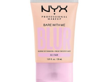 NYX PROFESSIONAL MAKEUP Bare With Me Blur Skin Tint Foundation Make Up with Matcha, Glycerin & Niacinamide – Fair