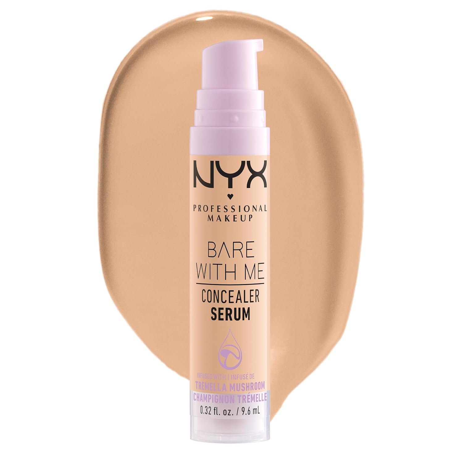 NYX PROFESSIONAL MAKEUP Bare With Me Concealer Serum, Concealer Makeup For Up To 24Hr Hydration – Beige NYX PROFESSIONAL MAKEUP Bare With Me Concealer Serum, Concealer Makeup For Up To 24Hr Hydration – Beige