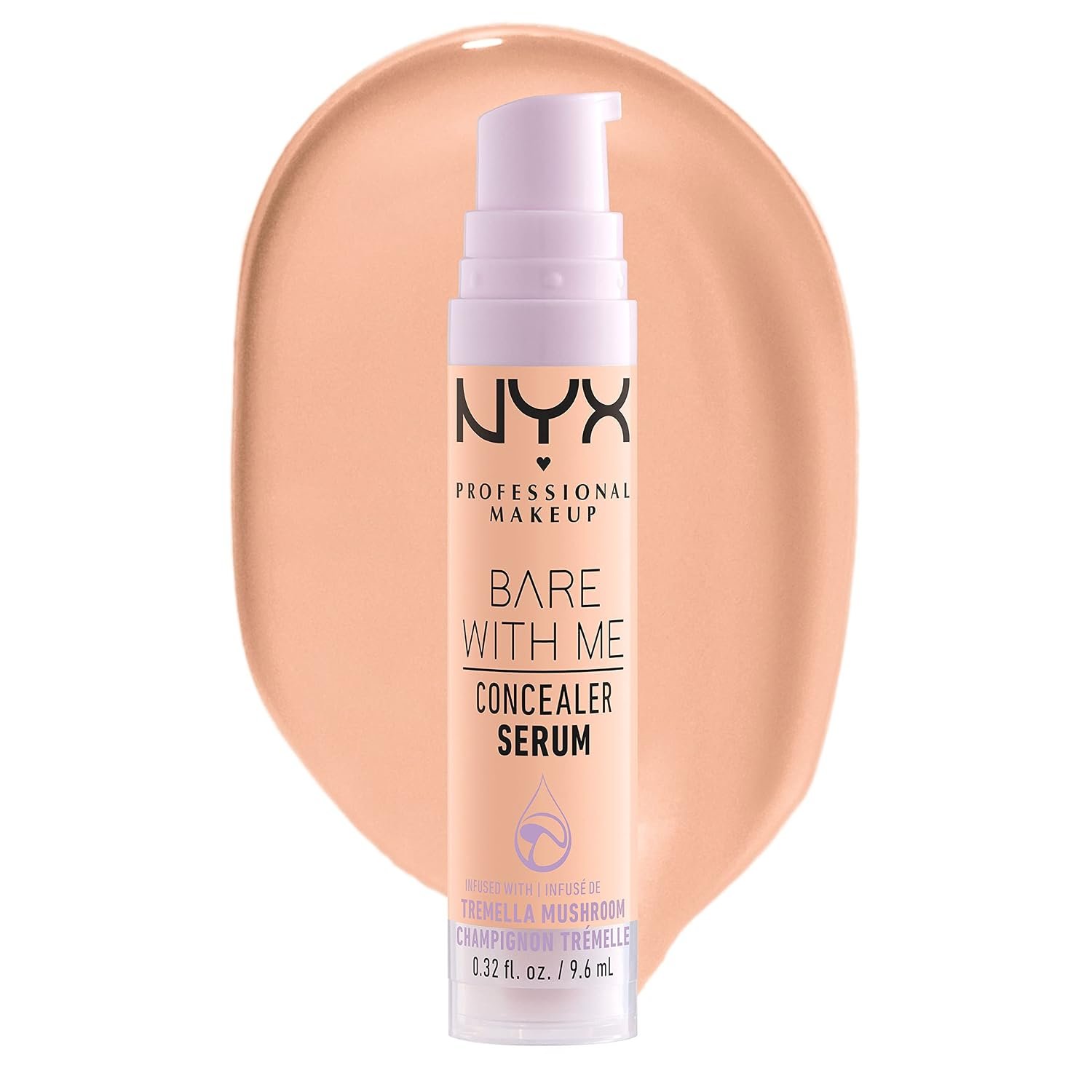 NYX PROFESSIONAL MAKEUP Bare With Me Concealer Serum, Up To 24Hr Hydration – Medium Vanilla NYX PROFESSIONAL MAKEUP Bare With Me Concealer Serum, Up To 24Hr Hydration – Medium Vanilla