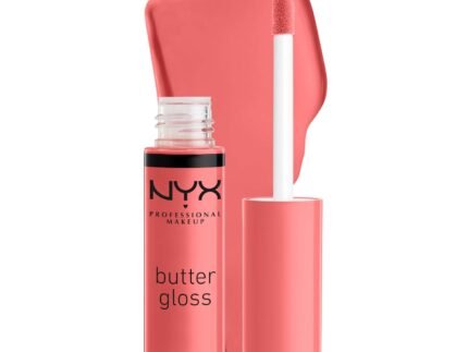 NYX PROFESSIONAL MAKEUP Butter Gloss, Non-Sticky Lip Gloss – Creme Brulee (Natural)