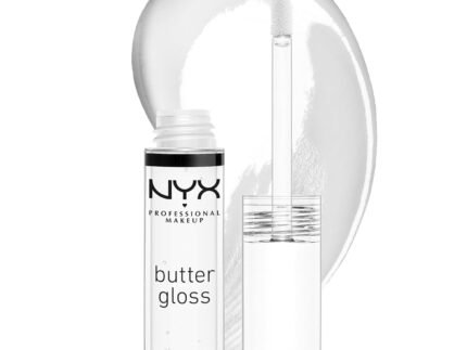 NYX PROFESSIONAL MAKEUP Butter Gloss, Non-Sticky Lip Gloss – Sugar Glass ,Clear