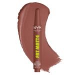 NYX PROFESSIONAL MAKEUP Fat Matte Lipstick, Pigmented, Smoothing, & Non-Drying Lip Crayon, Long Lasting Lip Makeup, Vegan & Cruelty Free – Toasty Taupe (Greige)