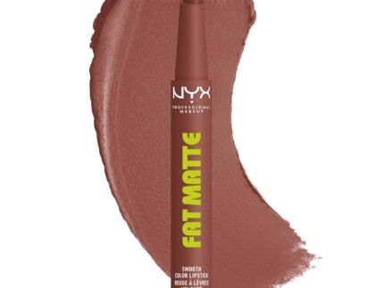 NYX PROFESSIONAL MAKEUP Fat Matte Lipstick, Pigmented, Smoothing, & Non-Drying Lip Crayon, Long Lasting Lip Makeup, Vegan & Cruelty Free – Toasty Taupe (Greige)