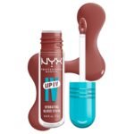 NYX PROFESSIONAL MAKEUP Lip IV Hydrating Glossy Lip Stain, Long-Lasting, Tinted, Vegan Formula with 12 HR Hydration – Hydra Honey (Brown)