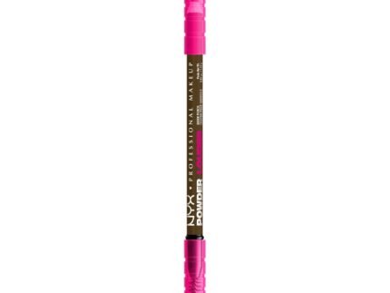 NYX PROFESSIONAL MAKEUP Powder Louder Eyebrow Pencil, Brow Pencil with Buildable Volume For Up To 12HR Wear, Vegan Formula - Taupe