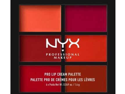 NYX PROFESSIONAL MAKEUP Pro Lip Cream Palette, The Reds, 0.317 Ounce