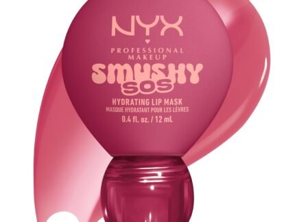 NYX PROFESSIONAL MAKEUP Smushy SOS HYDRATING LIP MASK with hyaluronic acid-infused formula, Rose Recharge, 0.41 fl oz