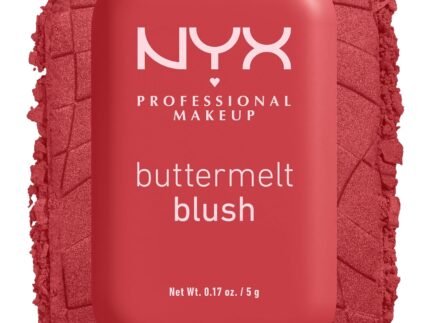 NYX Professional Makeup Buttermelt Blush- Face Makeup BUTTERMELT BLUSH 12H WEAR HIGH PIGMENT POWDER BLUSH, BUTTA THAN CORAL, BUTTA THAN CORAL, 0.17 oz