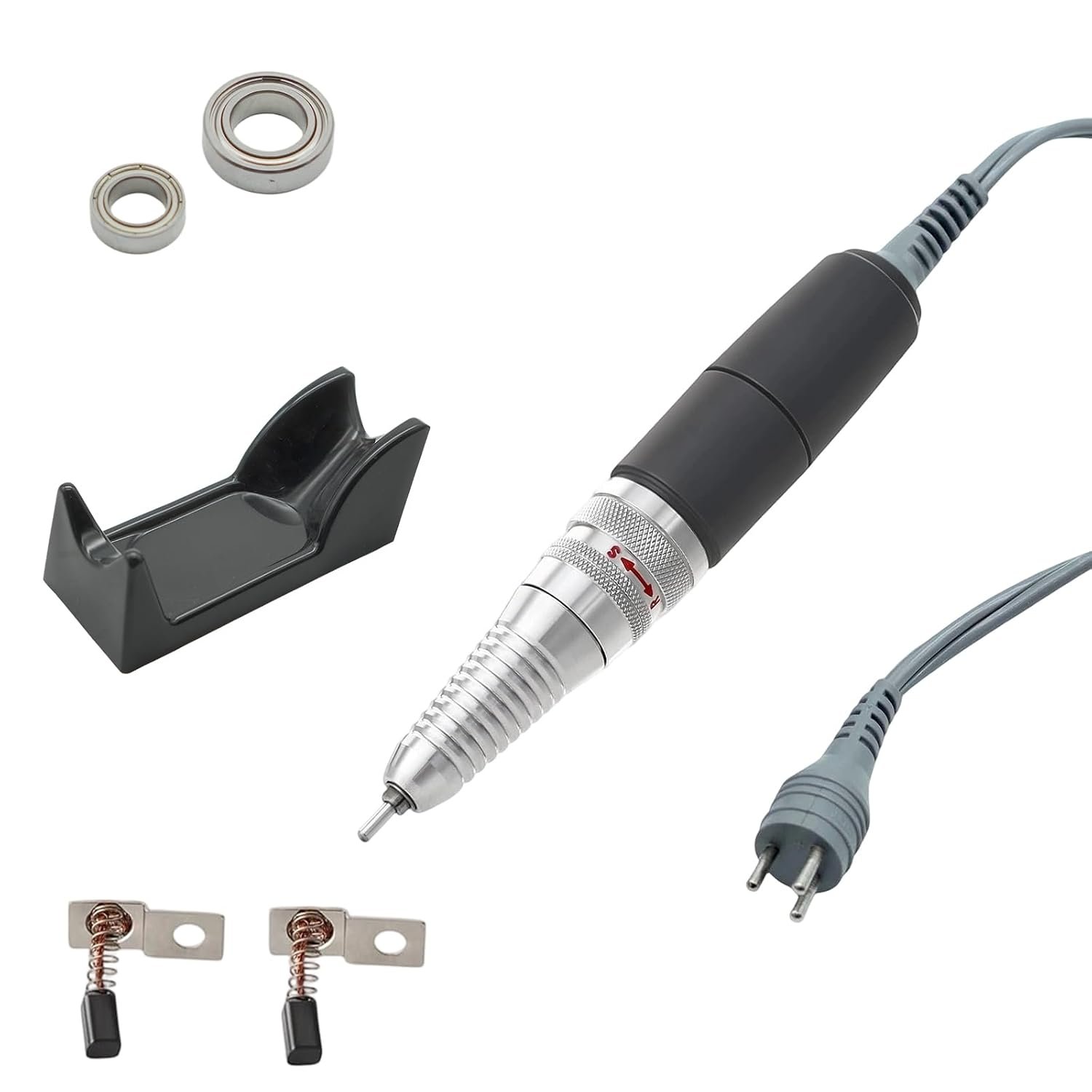 Nail Drill Handpiece for UP200 Machine, Professional Manicure Polisher 35000RPM Electric File Pedicure Tool for Acrylic Gel Dip Powder Compatible with KUPA KP55 KP60 KP65 (3-PIN) Nail Drill Handpiece for UP200 Machine, Professional Manicure Polisher 35000RPM Electric File Pedicure Tool for Acrylic Gel Dip Powder Compatible with KUPA KP55 KP60 KP65 (3-PIN)