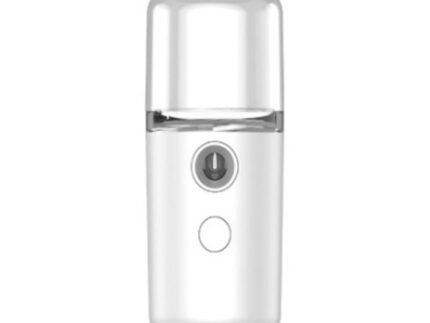 Nano Mist Sprayer, Nano Steamer Mist Spray Mini Face Humidifier Portable Sprayer USB Rechargeable Handy Skin Care Machine Portable Mister (White)
