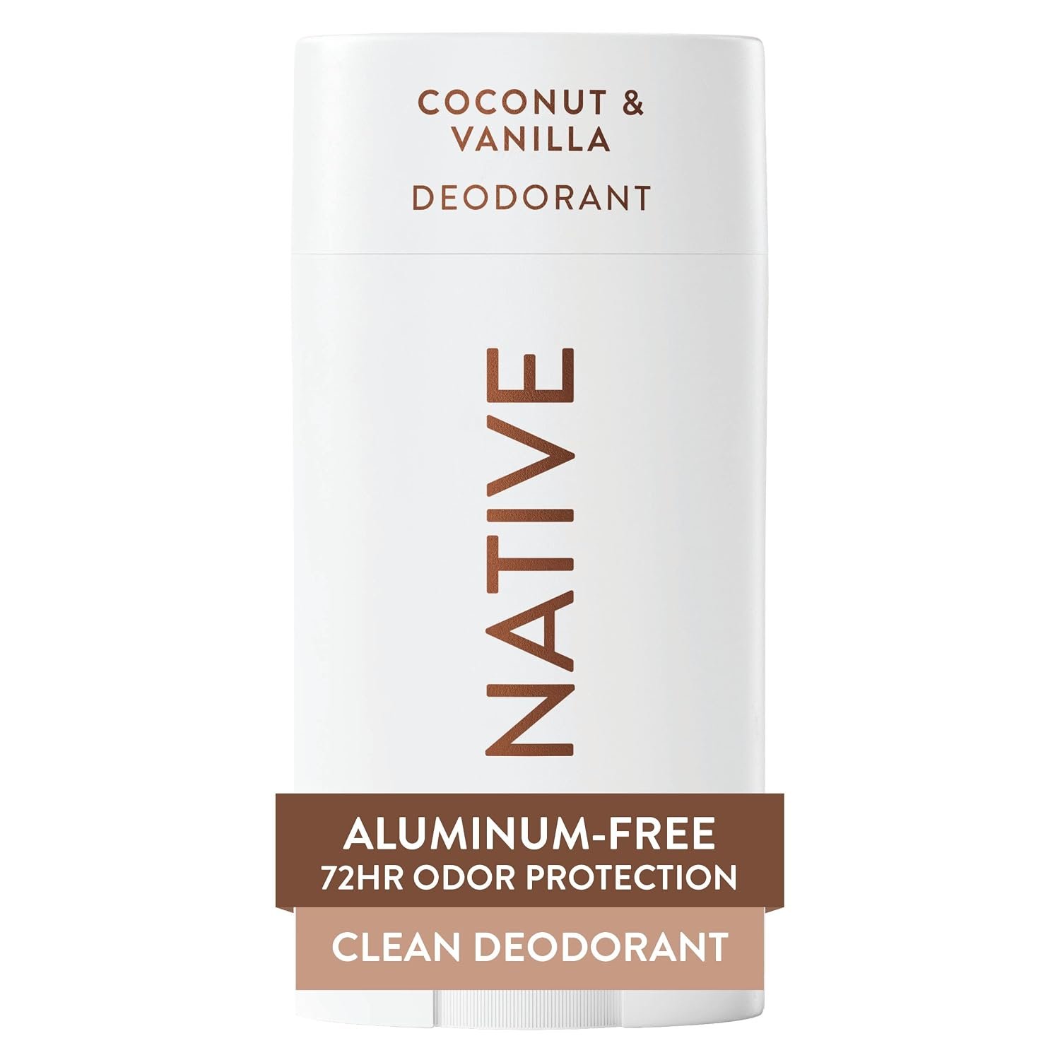 Native Deodorant Contains Naturally Derived Ingredients, 72 Hour Odor Control, Deodorant for Women and Men, Aluminum Free, Coconut & Vanilla 2.65oz Native Deodorant Contains Naturally Derived Ingredients, 72 Hour Odor Control, Deodorant for Women and Men, Aluminum Free, Coconut & Vanilla 2.65oz