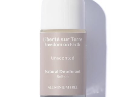 Natural Deodorant Roll-On, Unscented – Aluminum Free