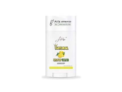 Natural Deodorant for kids and teens, Citrus, Aluminum FREE, Paraben FREE, Alcohol FREE, Cruelty FREE, for Boys and Girls, 2.65 oz (75 g)