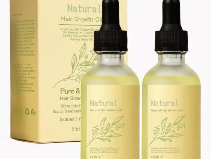 Natural Hair Growth Oil, Natural Hair Oil for Men and Women, Raw Batana Oil for Hair Growth, Prevent Hair Loss and Enhances Hair Thickness (60ml)