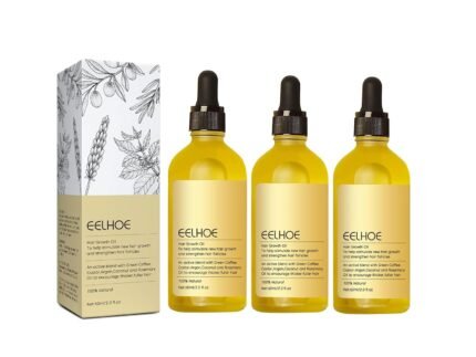 Natural Hair Growth Oil for Dry, Damaged & Thin Hair, Nourishing Unisex Formula (3 * 60ml)